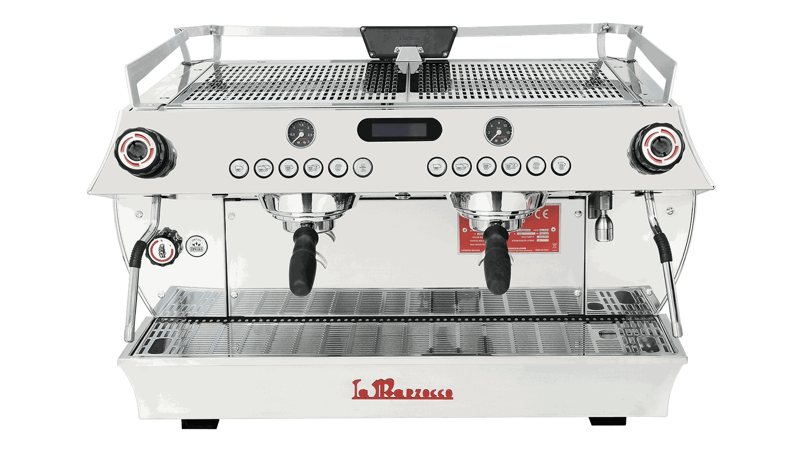 Ekspres La Marzocco GB5 S, 2 grupy, wersja AV, widok z przodu