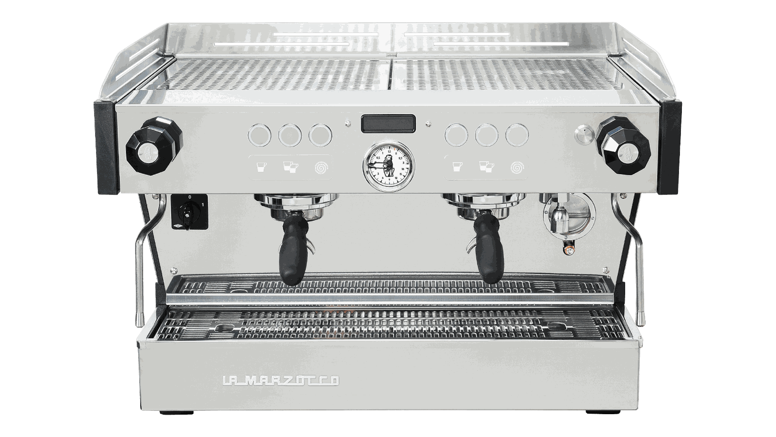 Ekspres La Marzocco Linea PB X, 2 grupy, wersja AV, widok z przodu